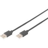Digitus USB 2.0 Anschlusskabel USB-A (Stecker) > USB-A (Stecker) schwarz, 5 Meter