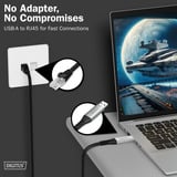 Digitus USB-A 3.2 Gen1 > RJ-45 Ethernet Kabel, 1Gbit/s, Adapter schwarz, 3 Meter, 10/100/1.000Mbit/s
