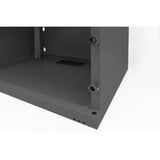 Digitus Wandgehäuse, SOHO, unmontiert - 540x400 mm (BxT) , IT-Schrank schwarz, 4 Höheneinheiten