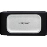 Kingston XS2000 Portable SSD 2 TB, Externe SSD silber/schwarz, USB-C 3.2 Gen 2x2 (20 Gbit/s)