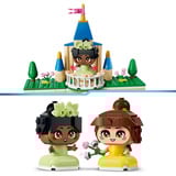 LEGO 43291 Disney Princess Die Mini-Prinzessinnen Belle und Tiana mit ihrem Schloss, Konstruktionsspielzeug 