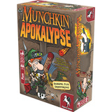 Pegasus Munchkin Apokalypse 1+2, Kartenspiel Basisspiel inkl. 1 Erweiterung