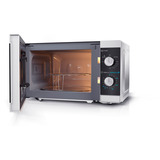 SHARP YC-MG01E-S, Mikrowelle silber/schwarz