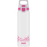 SIGG Trinkflasche Total Clear One MyPlanet "Berry" 0,75L transparent/beere, Ein-Hand-Verschluss ONE