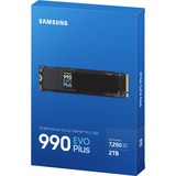 Samsung 990 EVO Plus 2 TB, SSD PCIe 4.0 x4 / 5.0 x2, NVMe 2, M.2 2280, intern
