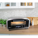 Unold Pizzaofen Enzo edelstahl/schwarz, 2.100 Watt, für Pizzen bis ca. Ø 32cm
