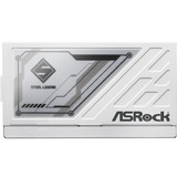 ASRock Steel Legend SL-850GW, PC-Netzteil weiß, 1x 12-Pin High Power GPU, 2x PCIe, Kabelmanagement, 850 Watt