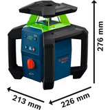 Bosch Rotationslaser GRL18V-4-34CVG Akku ProCORE18V 4.0Ah grün, Kit