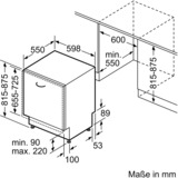 Bosch SMV4HDX52E Serie 4, Spülmaschine 60 cm, Home Connect