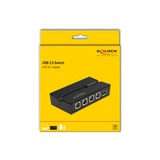 DeLOCK USB 2.0 Switch für 4 PC an 1 Gerät, USB-Switch 