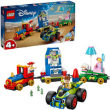LEGO 43264 Disney Pixar Partyzug und das Auto RC aus Toy Story, Konstruktionsspielzeug 