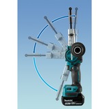 Makita Akku-Bandfeile DBS180Z, 18Volt, Elektrofeile blau/schwarz, ohne Akku und Ladegerät