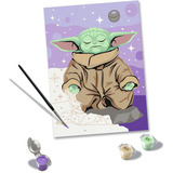 Ravensburger CreArt Star Wars - Meditierender Grogu, Malen 
