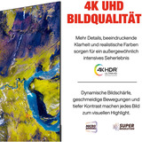 Telefunken D43U790B2CW, LED-Fernseher 108 cm (43 Zoll), schwarz, UltraHD/4K, Tripple-Tuner, SmartTV, VIDAA-Betriebssystem