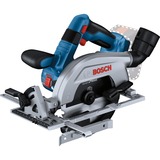 Bosch Professional Akku-Handkreissäge GKS 18V-57-2 Professional blau/schwarz, 2x Li-Ion Akku ProCORE18V 5,5Ah, in L-BOXX