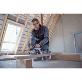 Bosch Professional Akku-Handkreissäge GKS 18V-57-2 Professional blau/schwarz, 2x Li-Ion Akku ProCORE18V 5,5Ah, in L-BOXX