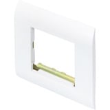 Digitus 80 x 80mm Rahmen für Blenden und Frontplatten weiß