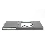 Digitus Modulare HD LCD KVM Konsole mit 17" TFT 8 Port VGA, KVM-Switch schwarz, deutsches Tastaturlayout, 8 Port VGA KVM-Switch, Touchpad
