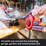 EINHELL Power X-Change Akku-Bläser TE-CB 18/270 Li - Solo, 18Volt, Gebläse rot/schwarz, ohne Akku und Ladegerät