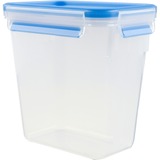 Emsa CLIP & CLOSE Frischhaltedose 1,5 Liter transparent/blau, rechteckig, Hochformat