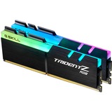 G.Skill DIMM 16 GB DDR4-3200 (2x 8 GB) Dual-Kit, Arbeitsspeicher schwarz, F4-3200C16D-16GTZR, Trident Z RGB, INTEL XMP