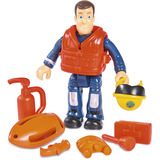 Simba Feuerwehrmann Sam Hydrus mit 1 Figur, Spielfahrzeug 