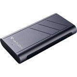 Verbatim TurboMetal SSD 2 TB, Externe SSD USB-C 3.2 Gen 2 (10 Gbit/s)