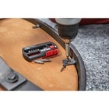 Wiha Bit-Satz FlipSelector Standard, Sechsrund schwarz/rot, 15-teilig, mit Gürtelclip