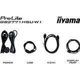 iiyama G-MASTER GB2771HSU-W1, Gaming-Monitor 68.6 cm (27 Zoll), weiß (matt), FullHD, Fast-IPS, HDMI, DP, G-Sync komp., USB-Hub, 240Hz Panel