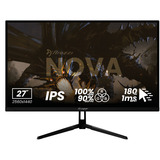 Arozzi Nova 27T2K180, Gaming-Monitor 68.6 cm (27 Zoll), schwarz, QHD, IPS, HDMI, DP, Lautsprecher, 180Hz Panel