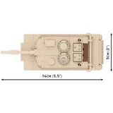 COBI Abrams M1A2, Konstruktionsspielzeug Maßstab 1:72