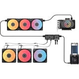 Corsair COMMANDER DUO ARGB / iCUE LINK Hybrid, Lüftersteuerung schwarz, USB-C