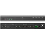 Digitus 4K HDMI Videowand-Controller, 4 Displays, HDMI Splitter schwarz, mit Fernbedienung