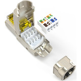Digitus CAT 8.1 Feldstecker,geschirmt, werkzeugfrei 1 Stück, 25/40 GBase-T, 2.000 MHz