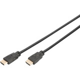 Digitus HDMI Premium High Speed Anschlusskabel, mit Ethernet, UHD 4K schwarz, 5 Meter