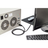 Digitus HDMI Premium High Speed Anschlusskabel, mit Ethernet, UHD 4K schwarz, 5 Meter