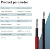 Digitus Solarkabel Installation Ø 6mm² PV 1.500Volt rot, 50 Meter Ring