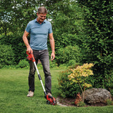 EINHELL Power X-Change Akku-Grasschere/ -Strauchschere GE-CG 18/100 Li T (1x 2,5Ah) rot/schwarz, Li-Ionen Akku 2,5Ah, mit Teleskop-Stiel