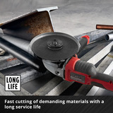 EINHELL Trennscheibe dünn, Ø 115 x 1,0mm, 100 Stück für Winkelschleifer