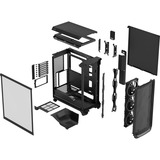 Fractal Design Meshify 3 RGB TG Light Tint , Tower-Gehäuse schwarz, Tempered Glass