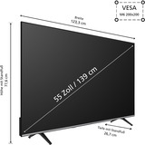 JVC LT-55VU7555, LED-Fernseher 139 cm (55 Zoll), schwarz/grau, UltraHD/4K, Tripple Tuner, TiVo