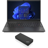 Lenovo ThinkPad E15 G3 Generalüberholt, Notebook schwarz, AMD Ryzen 5 5500U, AMD Radeon Graphics, 24 GB DDR4, 1 TB (1 TB SSD), Windows 11 Pro