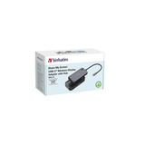 Verbatim Share My Screen 1080p USB-Wireless Adapter WDA-01, Dockingstation schwarz, HDMI, VGA, USB-C, SD, microSD