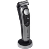Braun Series 9 Barttrimmer BT9440, Bartschneider chrom/schwarz, Mit 11 Barber-Tools