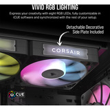 Corsair iCUE LINK RX120 RGB Triple Generalüberholt, Gehäuselüfter schwarz, 3er Pack, inkl. Hub, 120 mm
