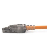 Digitus CAT.6a Feldstecker ungeschirmt, mit Staubschutzkappe silber, 1 Stück, AWG 27-22