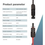 Digitus Solarkabel Verlängerung Ø 4mm² PV 1.500Volt 2x 5 Meter - 1x rot, 1x schwarz, MC4-Stecker / -Buchse
