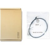 ICY BOX Kabel SlimSAS 4i SFF-8654  > SlimSAS 4i SFF-8654 schwarz, 50cm
