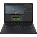 Lenovo ThinkPad P14s G7 Intel (21XJ001WGE), Notebook schwarz, Intel® Core™ Ultra 9 386H, NVIDIA RTX PRO 1000, 64 GB LPDDR5X, 1 TB (1 TB SSD), Windows 11 Pro