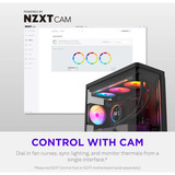 NZXT F420 RGB, Gehäuselüfter schwarz, 420 mm